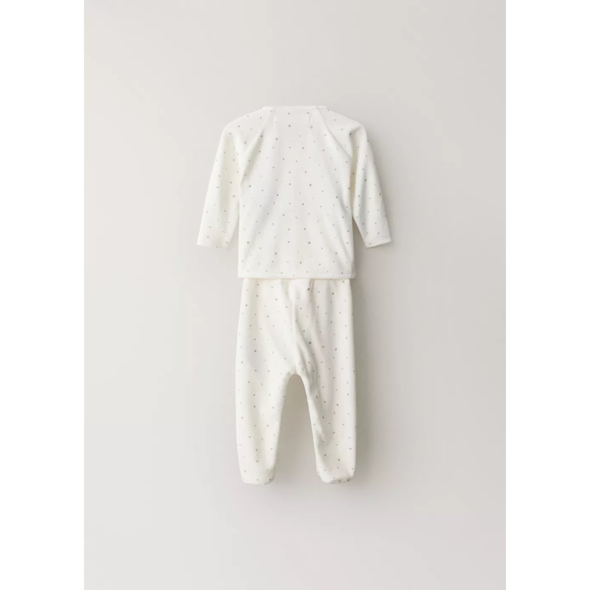 Ensemble pyjama coton blanc cassé, MANGO HOME