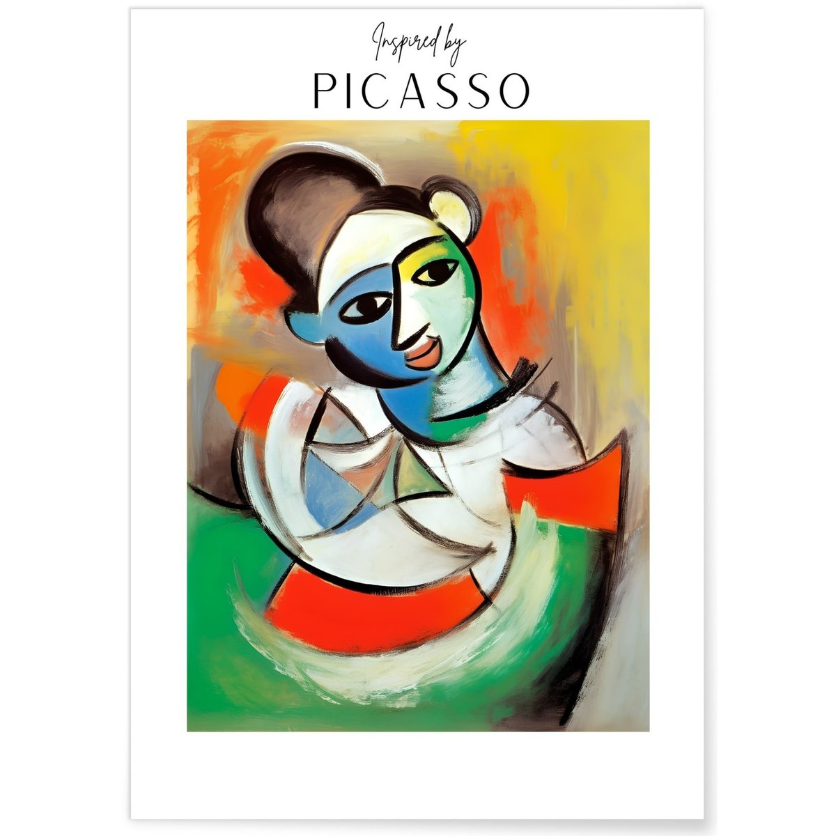 Affiche Picasso n°15 blanc, L'AFFICHERIE
