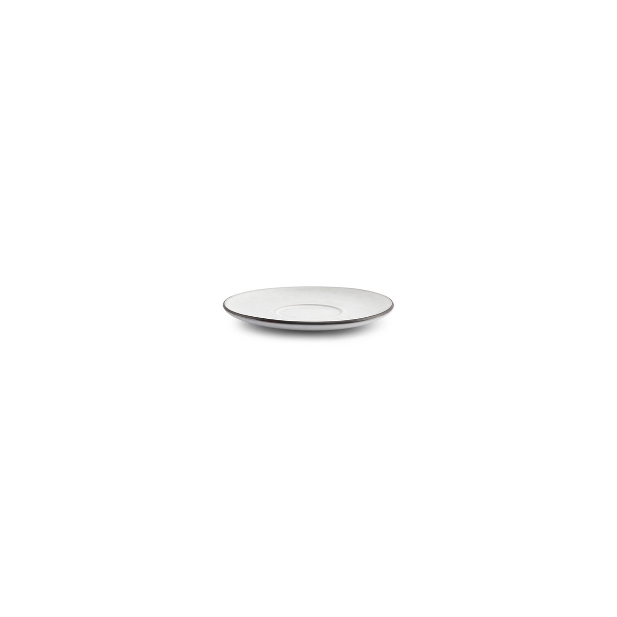Lot de 4 soucoupe mokas FINA blanc, SP COLLECTION
