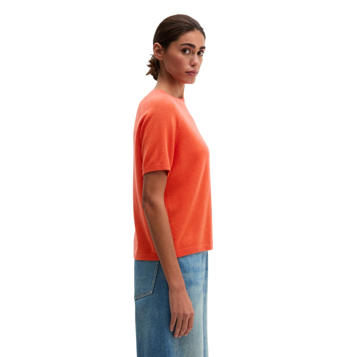 Pull en cachemire, coupe classique offrant un confort exceptionnel orange, MARC O'POLO