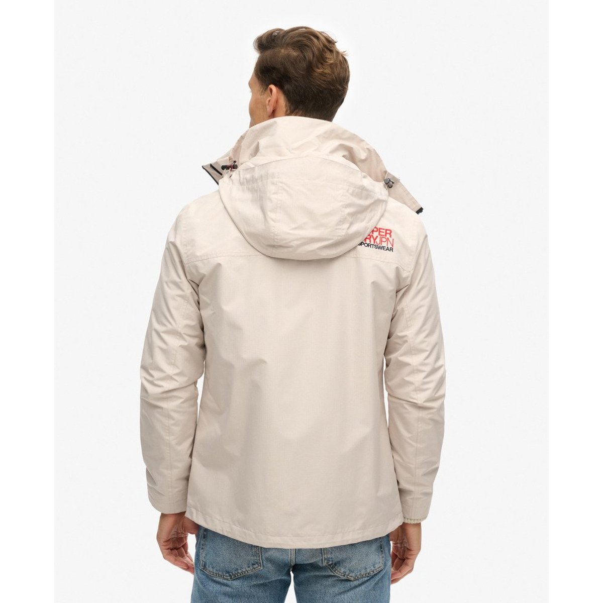 Veste à capuche Yachter SD Windbreaker gris château, SUPERDRY