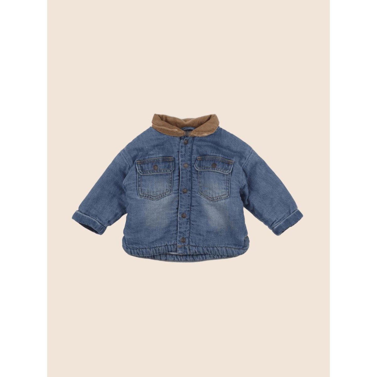 Veste doublé - Etat satisfaisant bleu, VERTBAUDET