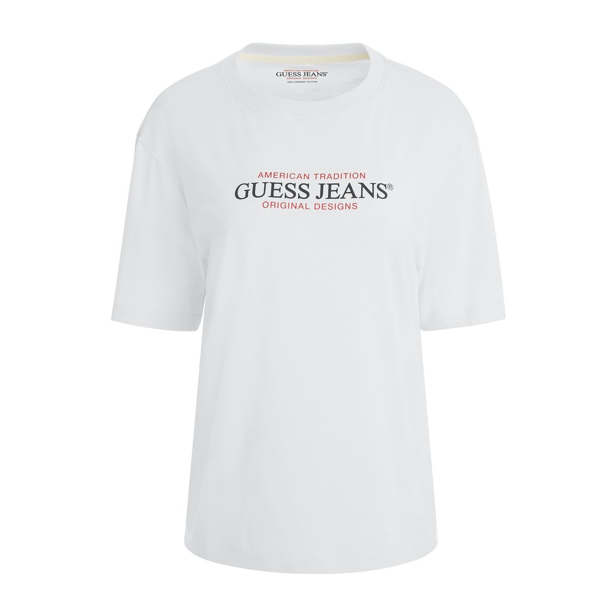 T-Shirt Oversized American Tradition blanc, GUESS JEANS