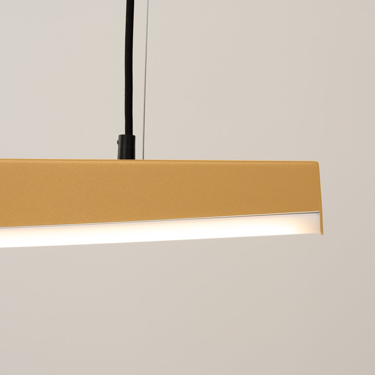 Suspension Acier Doré LED 1 Jorun doré, EDEN