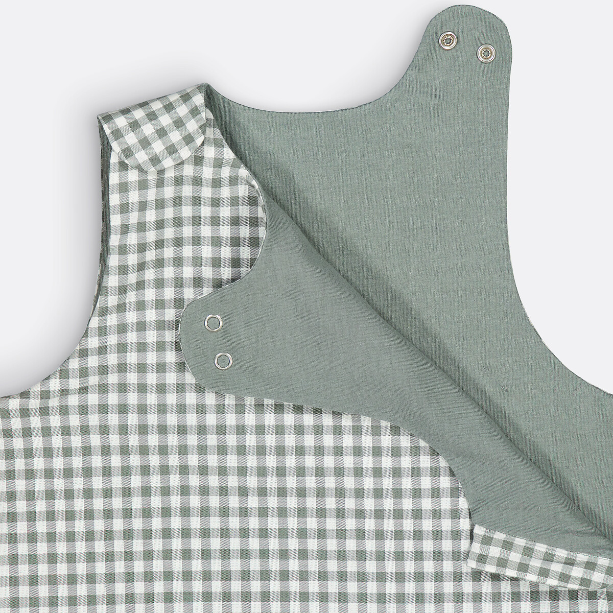 Gigoteuse été en coton, Tiny Vichy vichy vert, LA REDOUTE INTERIEURS