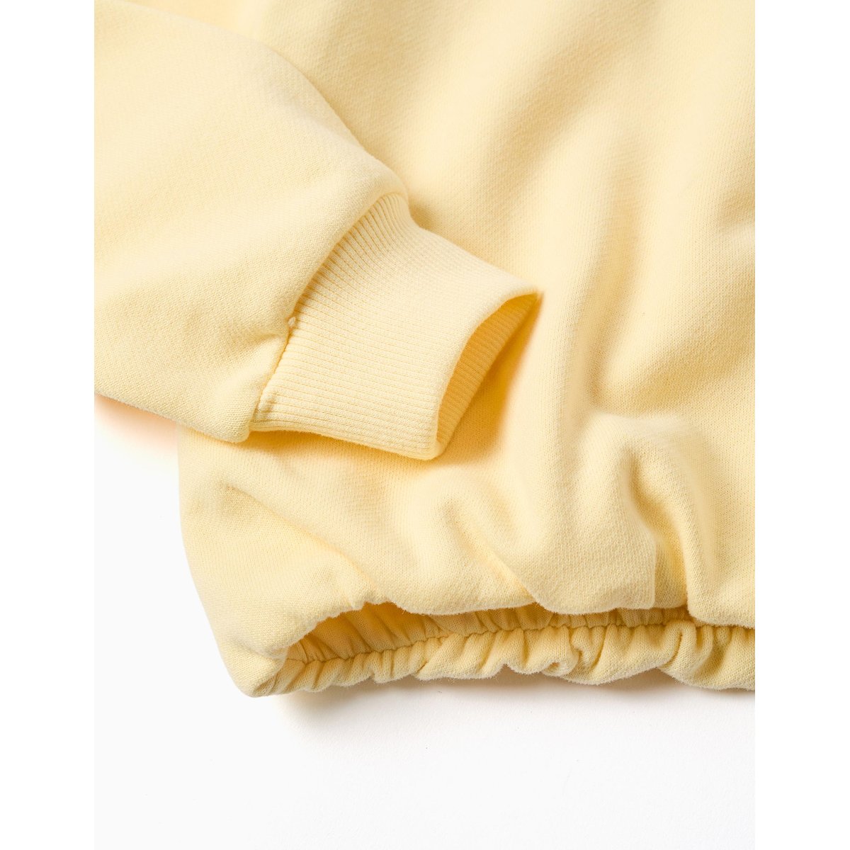 Sweat en coton avec imprimé Creativity jaune, ZIPPY