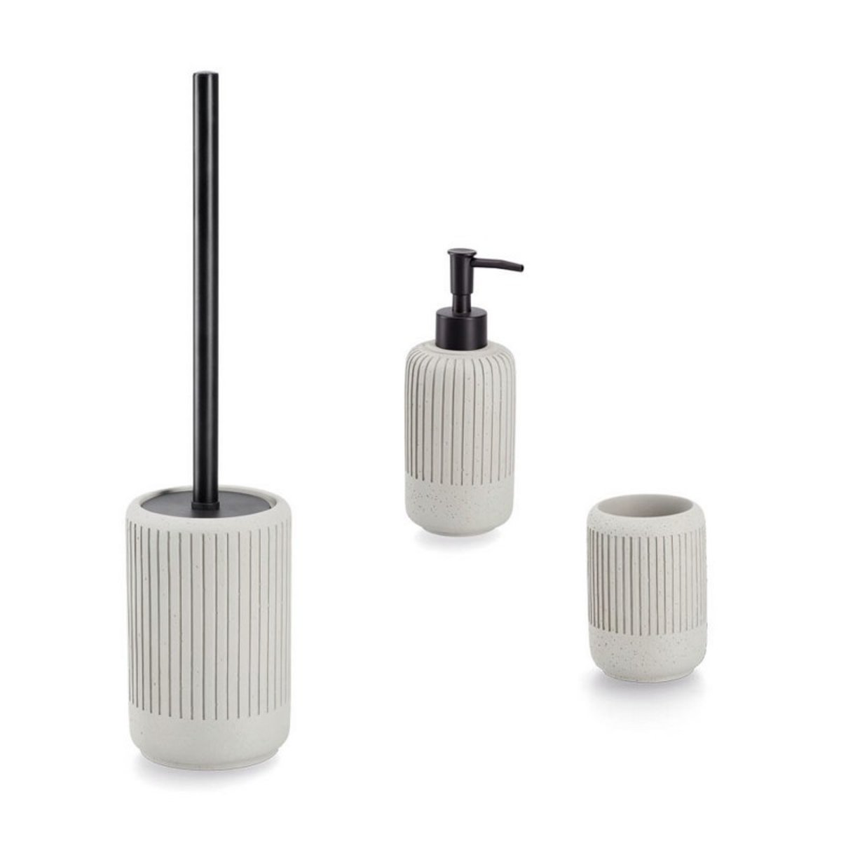 Brosse-wc design béton gris clair, ZELLER PRESENT