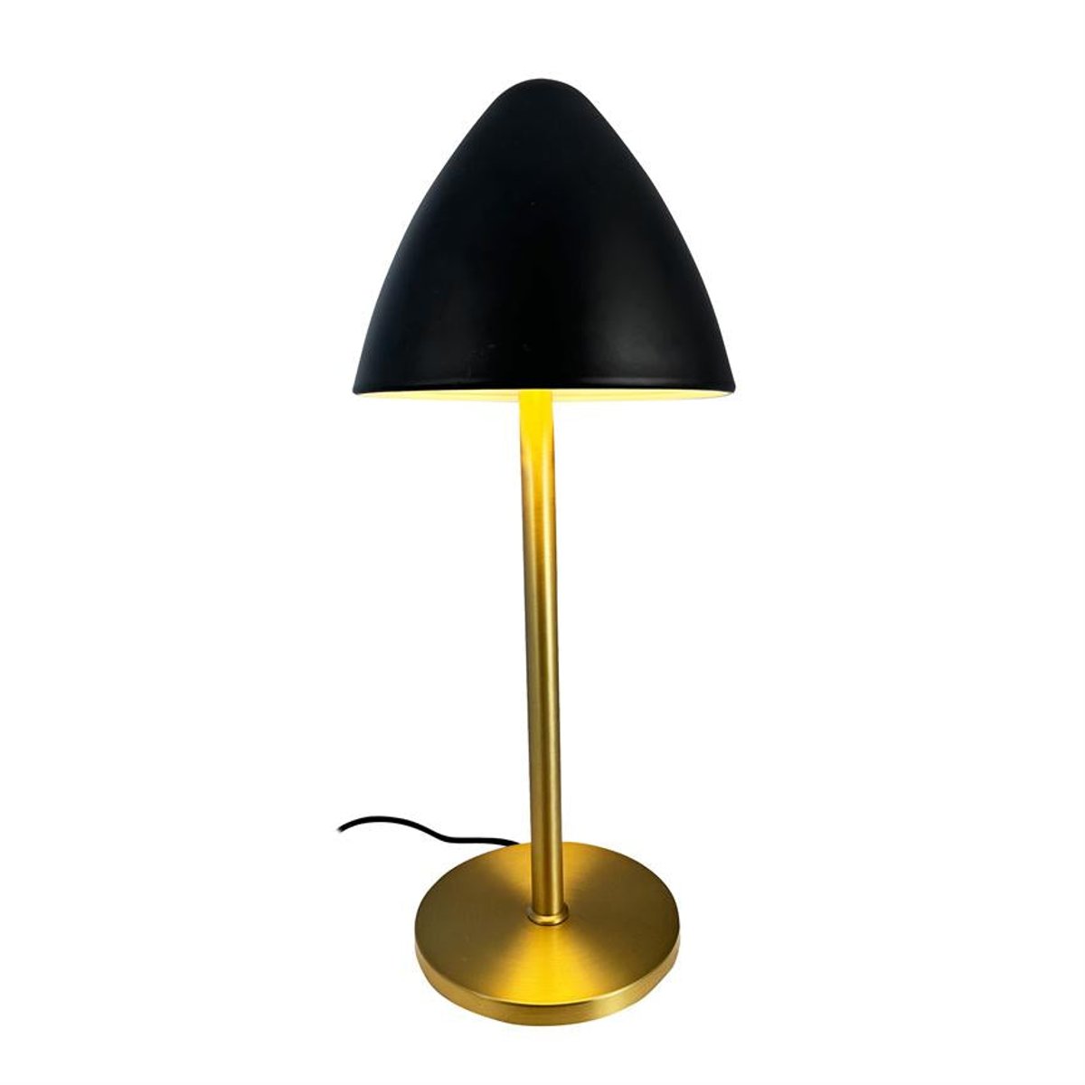 Lampe à poser en Métal, noir et acier OULU noir, laiton, DYBERG LARSEN