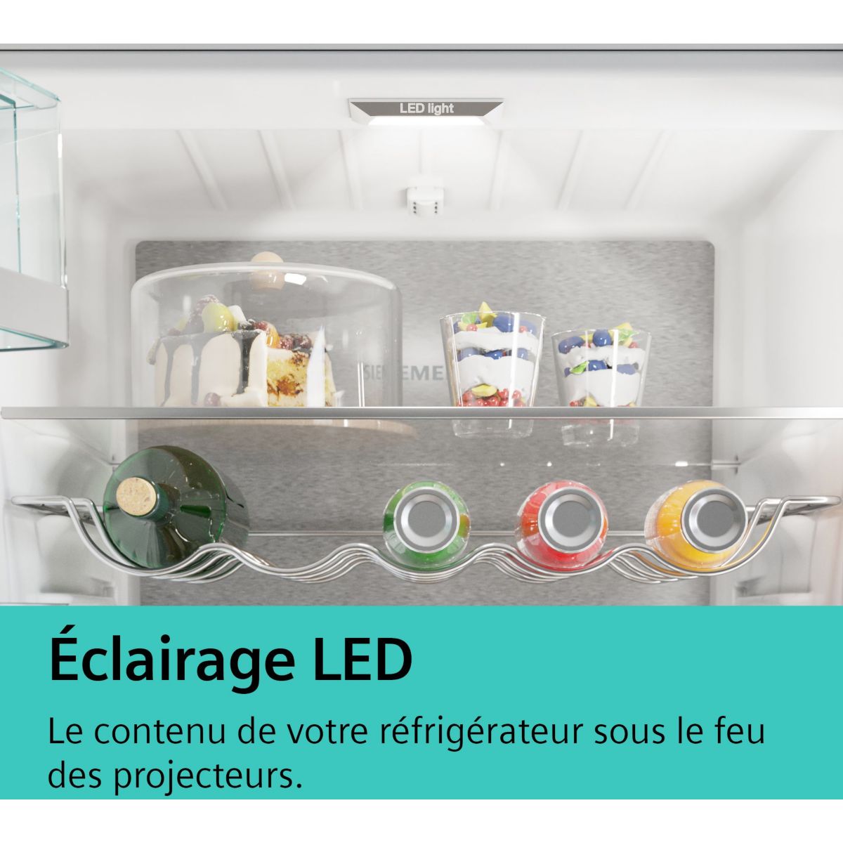 Réfrigérateur multi portes KF96RSBEA IQ700 cave à vin noir, SIEMENS