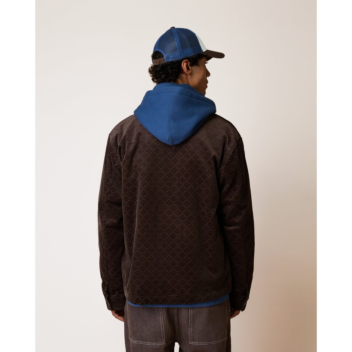 Veste en velours chocolat, FAGUO