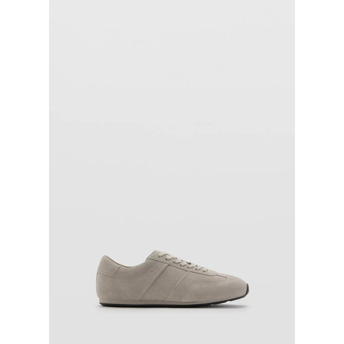 Tennis cuir suède gris, MANGO MAN