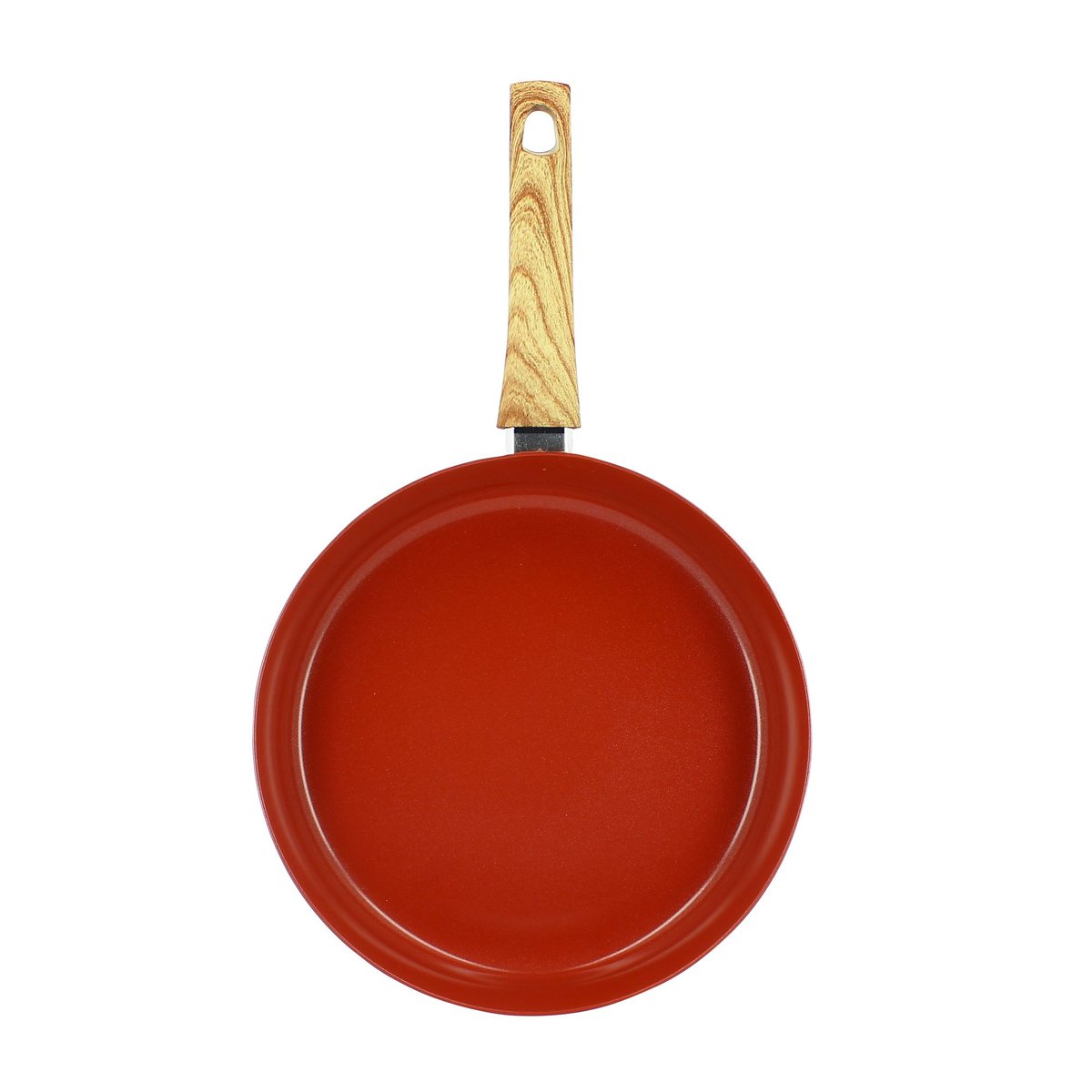 Poêle 28cm en aluminium recyclé, COLORAMA brique, MENASTYL