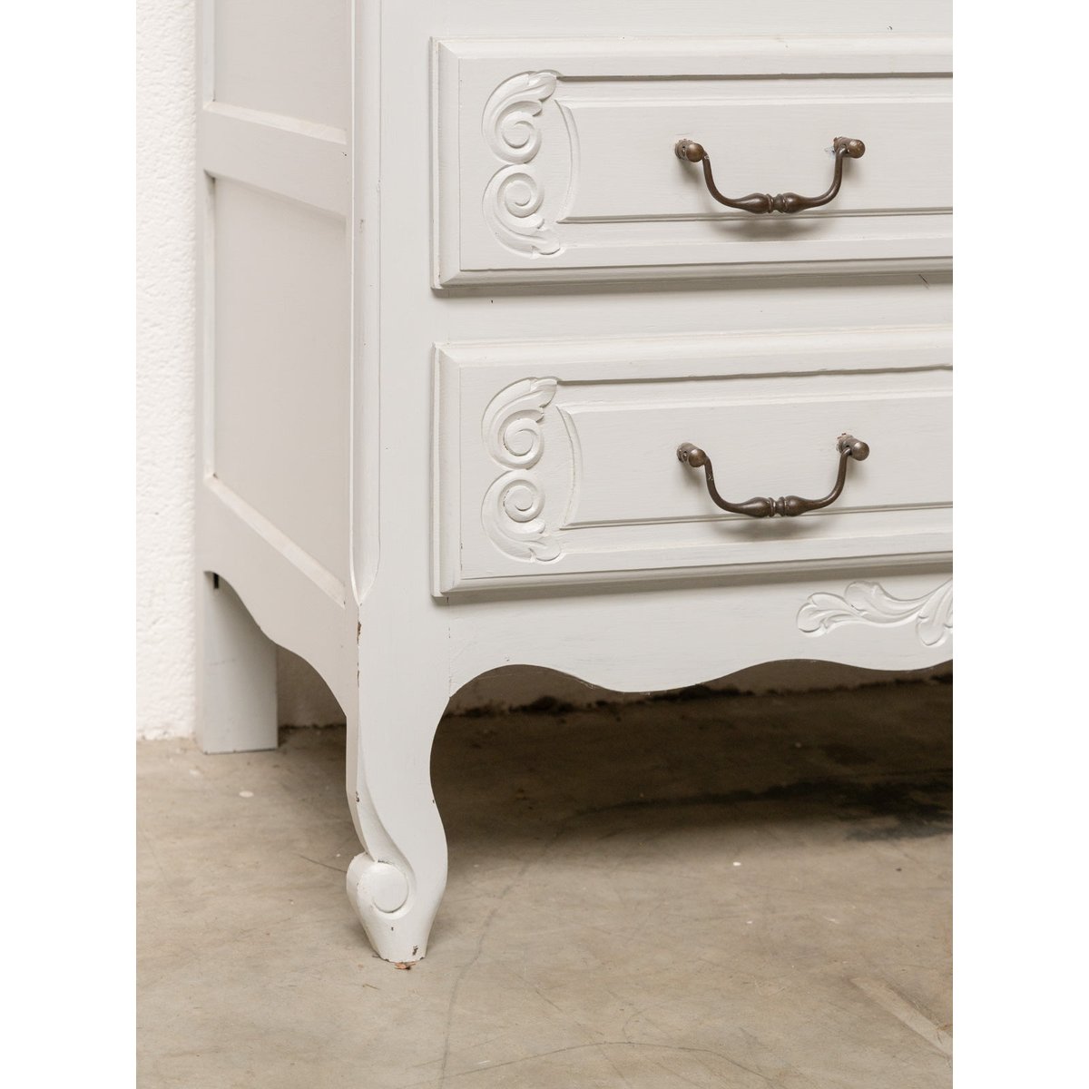 Commode en bois blanc Garance N°777 - Bon état blanc, DEBONGOUT
