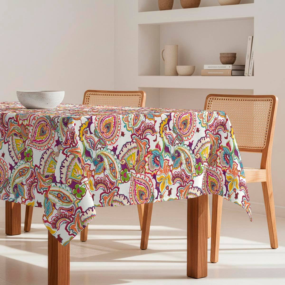 Nappe anti-taches India - 100% coton - multicolore, NAF NAF HOME