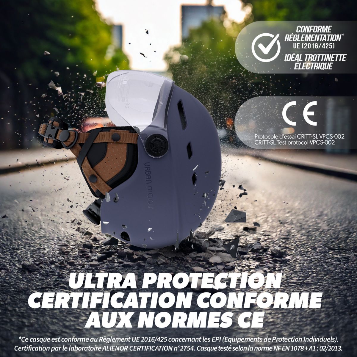 Casque Taille L - bleu marine rose, TNB