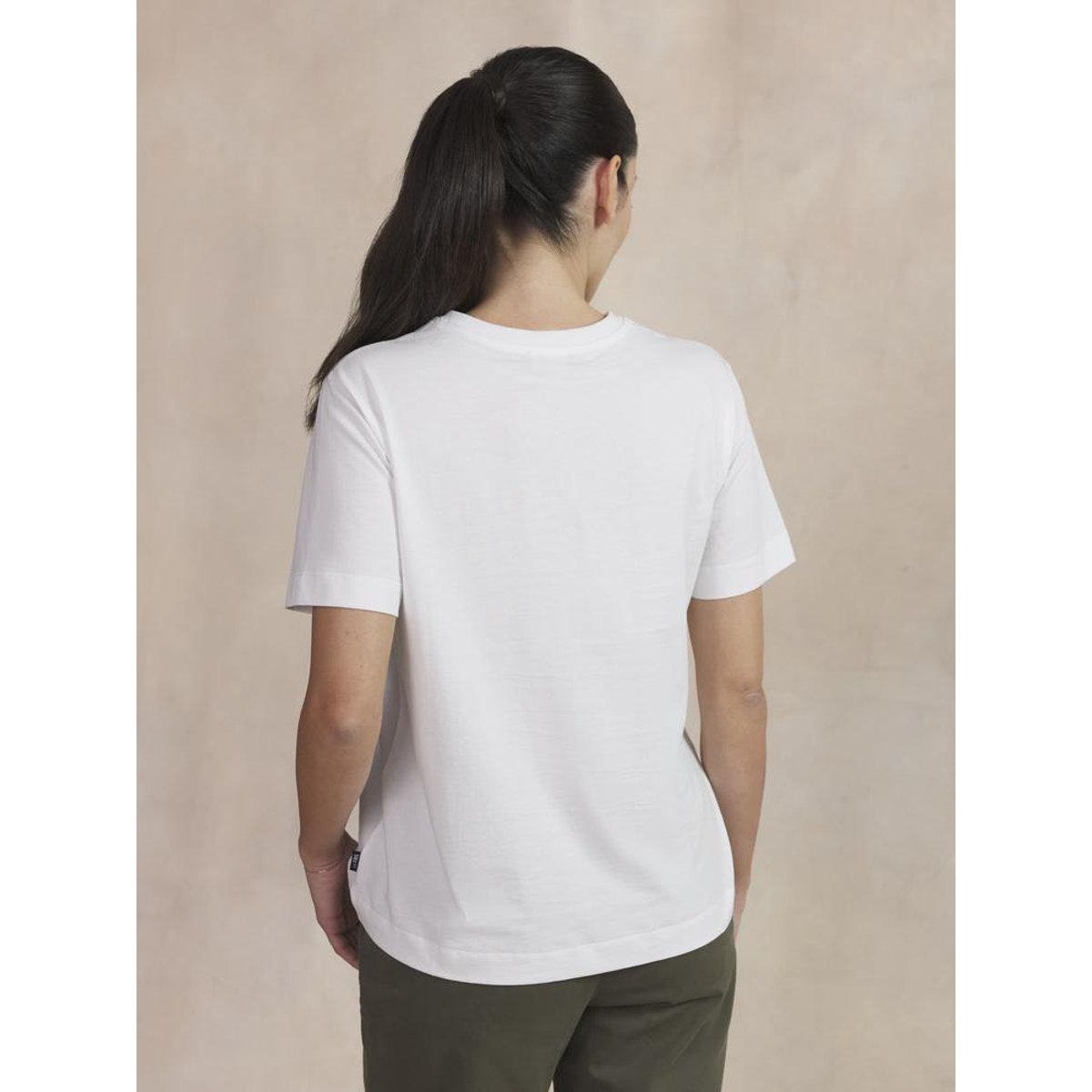 T-shirt manches courtes SELIATEE blanc, TBS