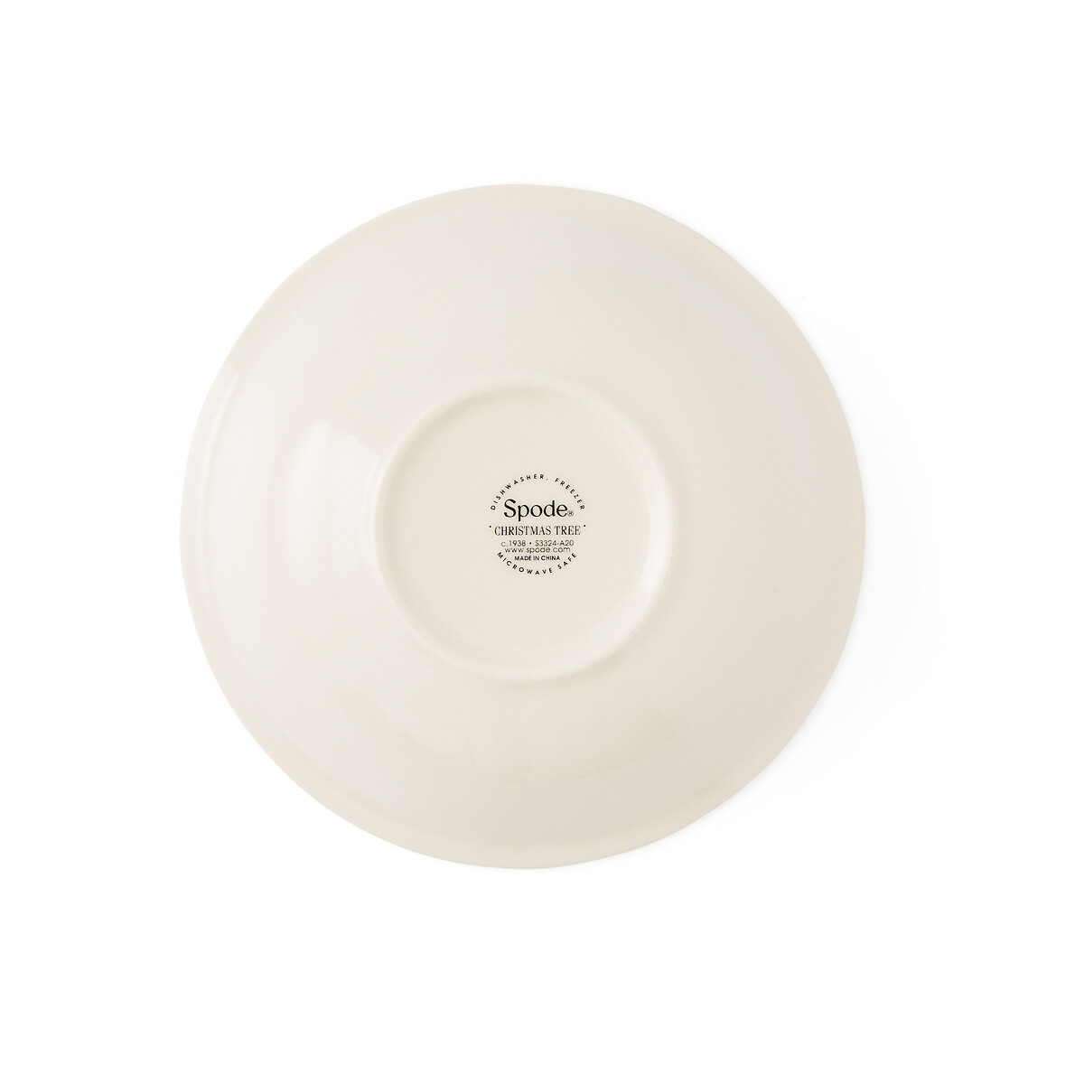 Set of 4 Christmas Tree Cereal Bowls white, SPODE