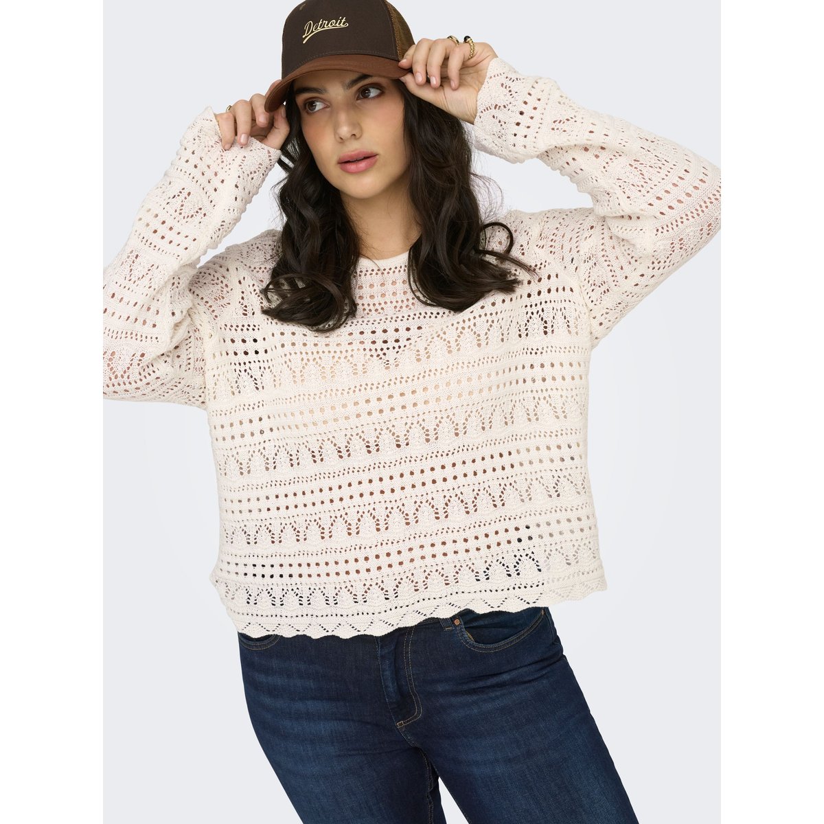 Pull En Maille birch, ONLY CARMAKOMA