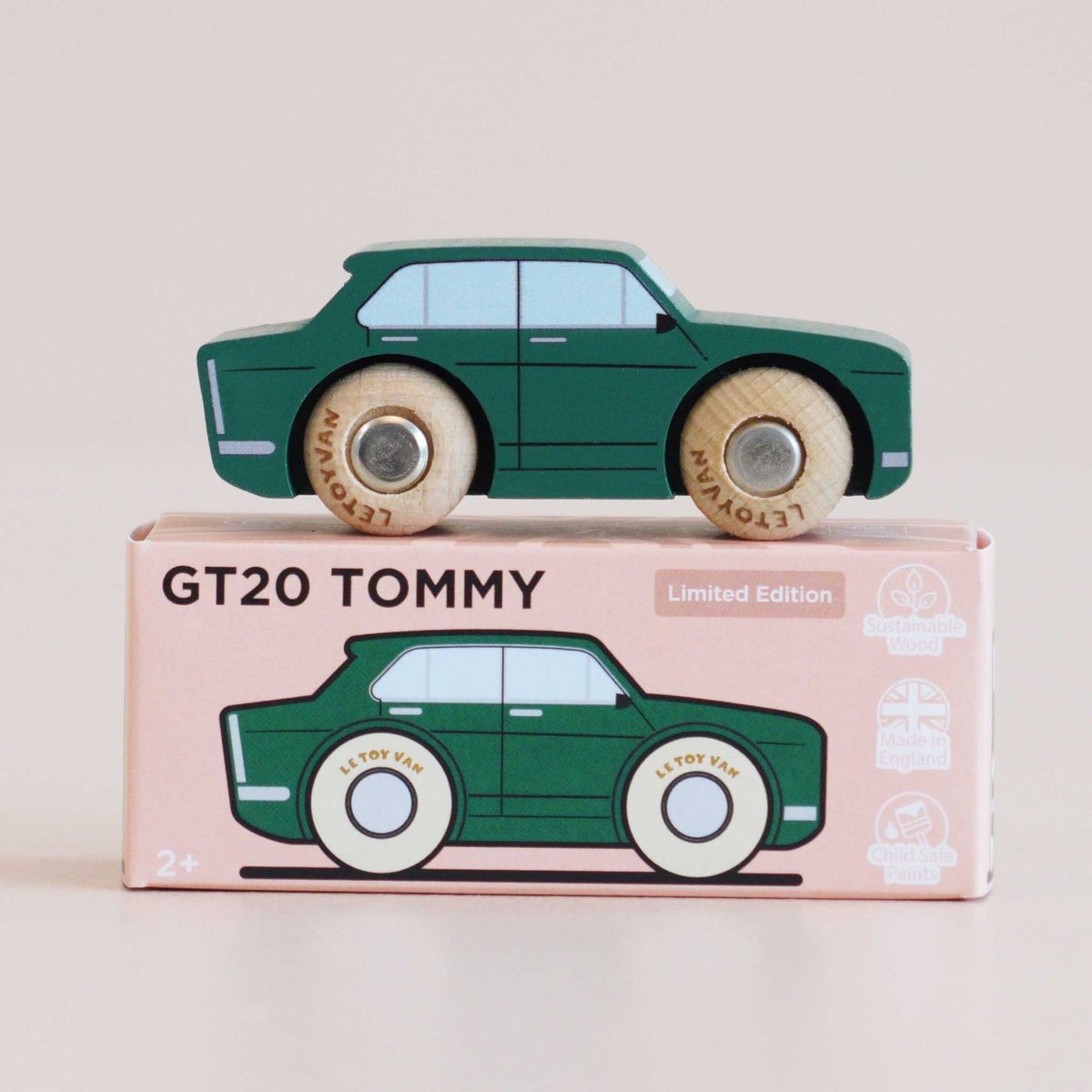 Voiture Tommy No 3 vert, LE TOY VAN