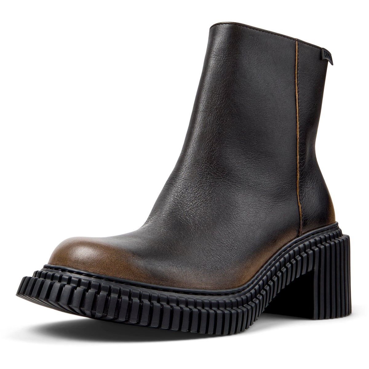 Bottines Pix London noir marron, CAMPER