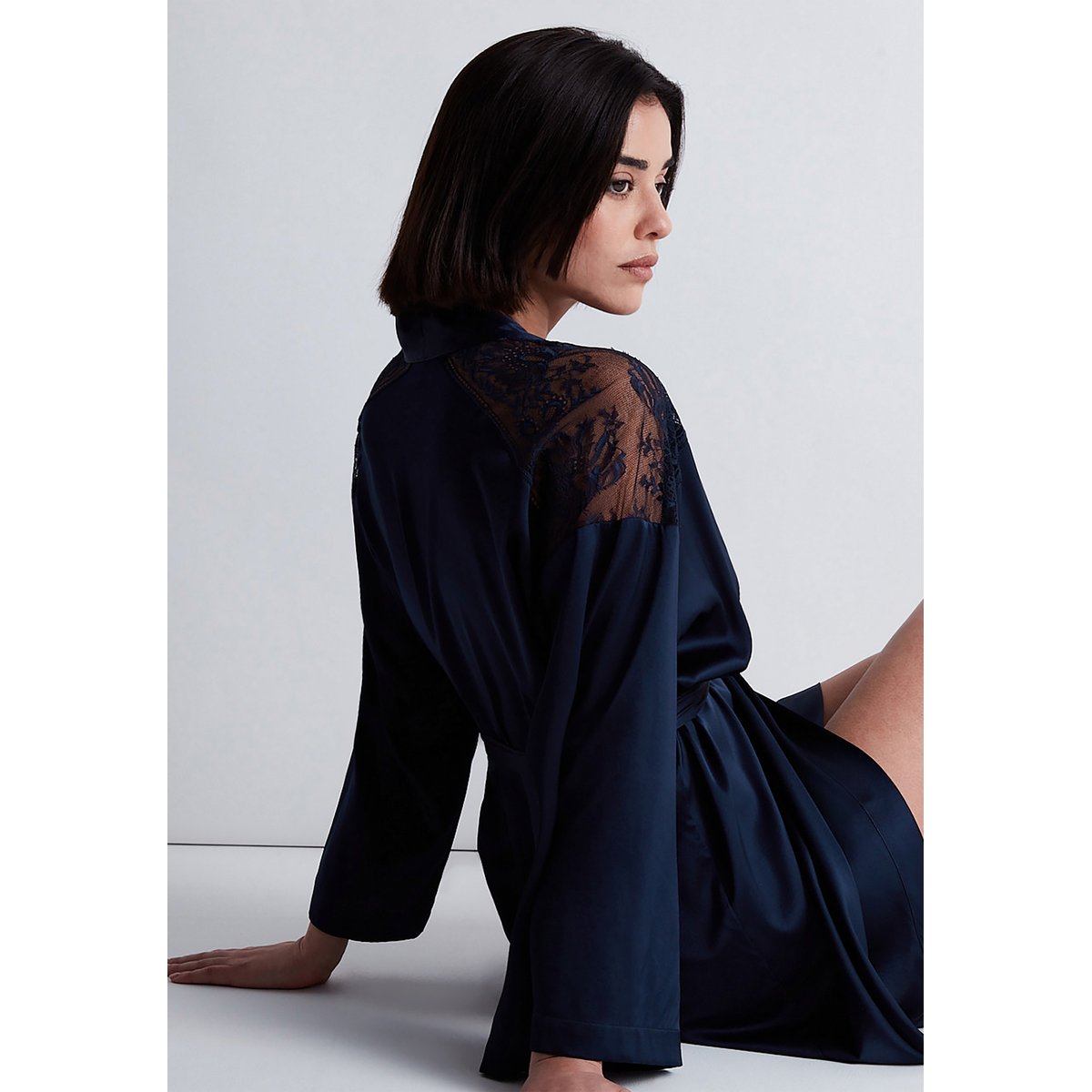 Kimono Midnight Whisper bleu, AUBADE