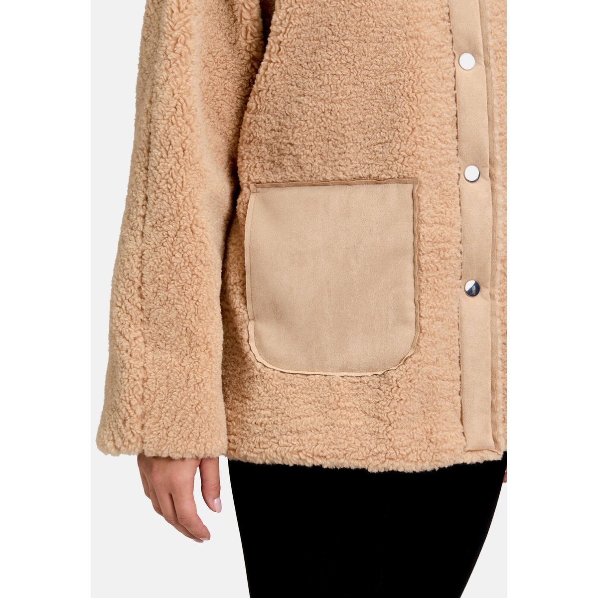 Veste outdoor en peluche beige, BETTY BARCLAY