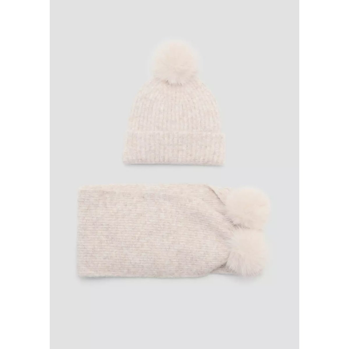 Bonnet pompon sable, MANGO KIDS
