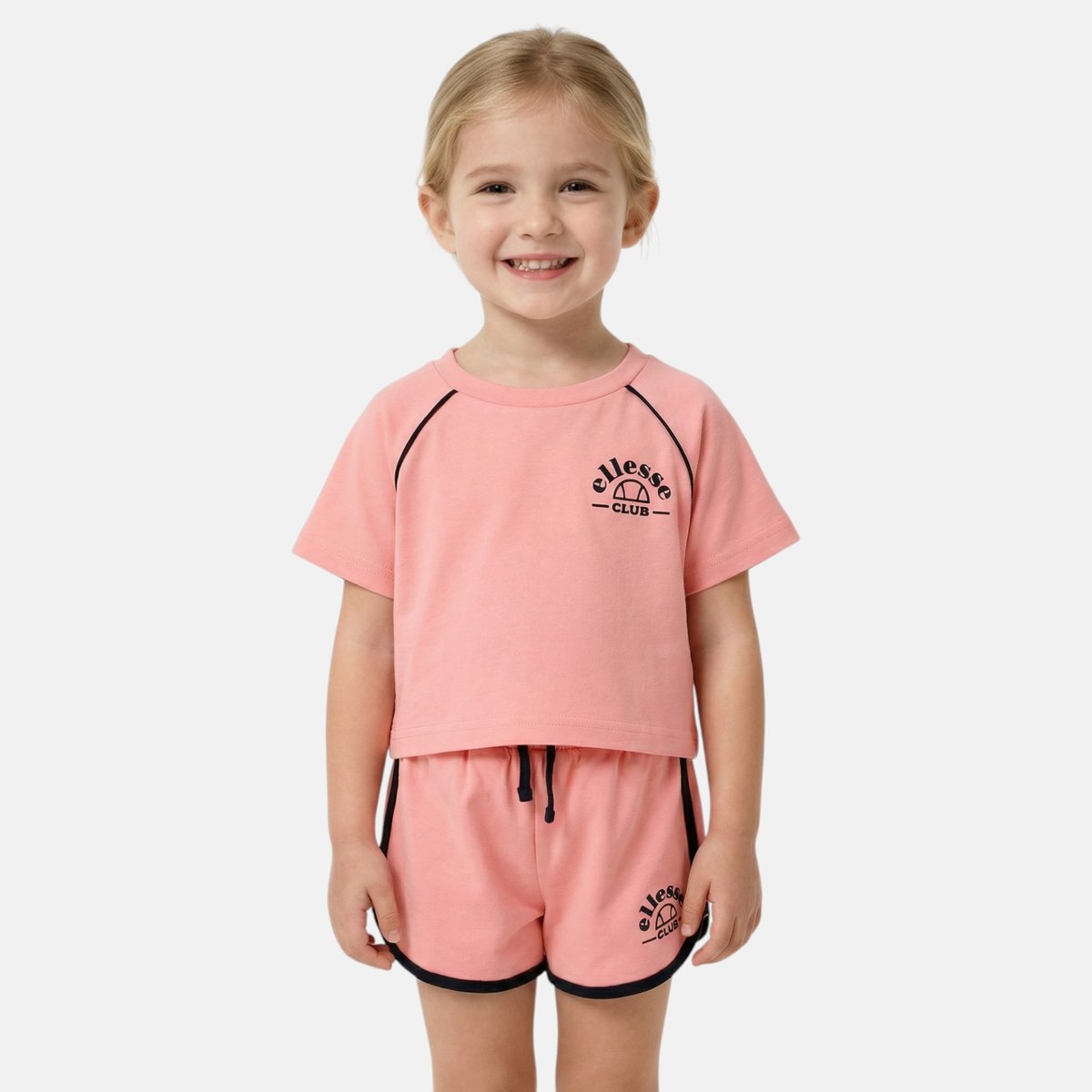 Ensemble t-shirt et short assorti CLUB rose, ELLESSE