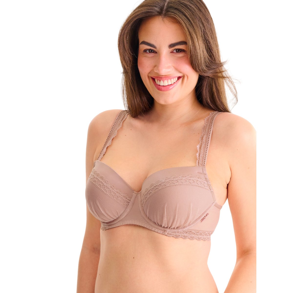 Soutien-gorge préformé TIFFANY F à G rose, LISCA