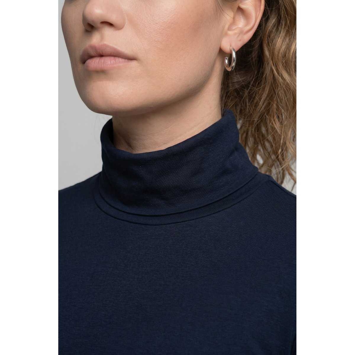 T-shirt en coton bio marine, ULLA POPKEN