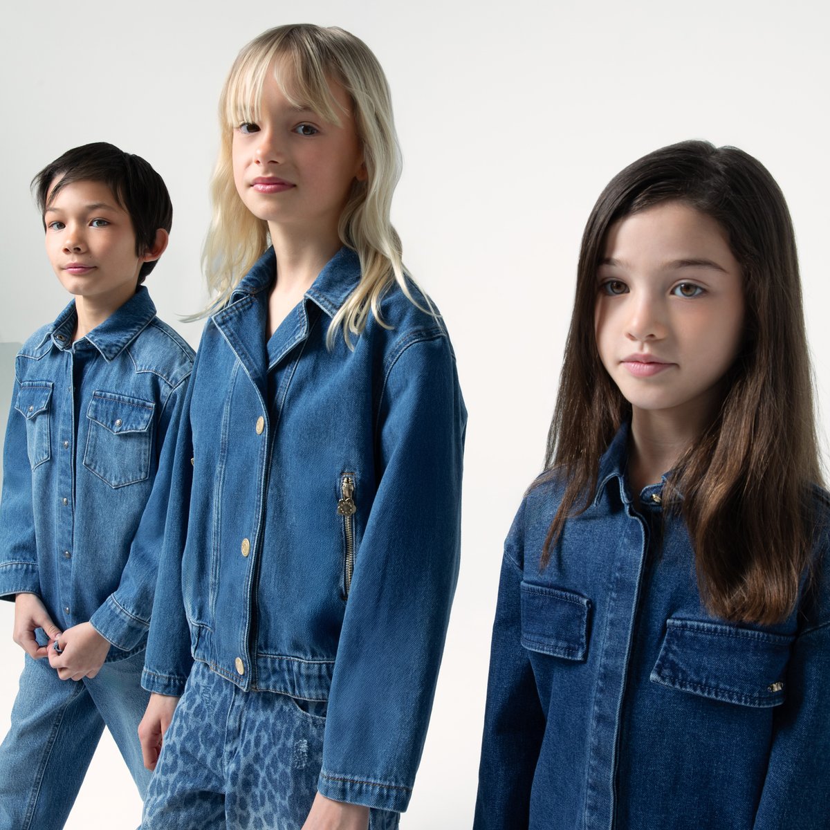 Pantalon en denim dble stone+brossage, HUGO KIDSWEAR
