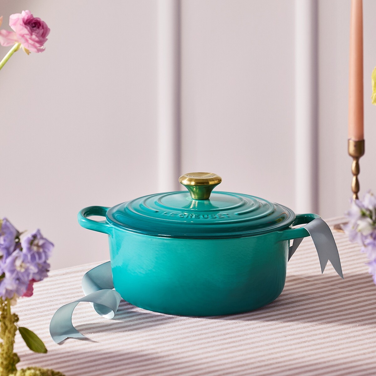 Cocotte ovale Riviera bleu riviera, LE CREUSET