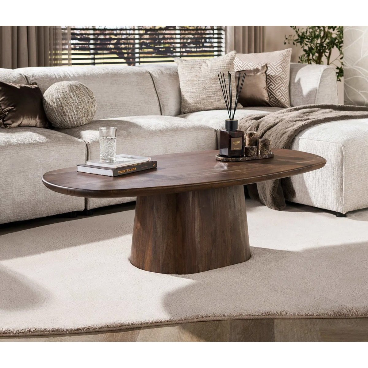 Table basse en bois d'Acacia - BRASILIA bois d'acacia, MATHI DESIGN