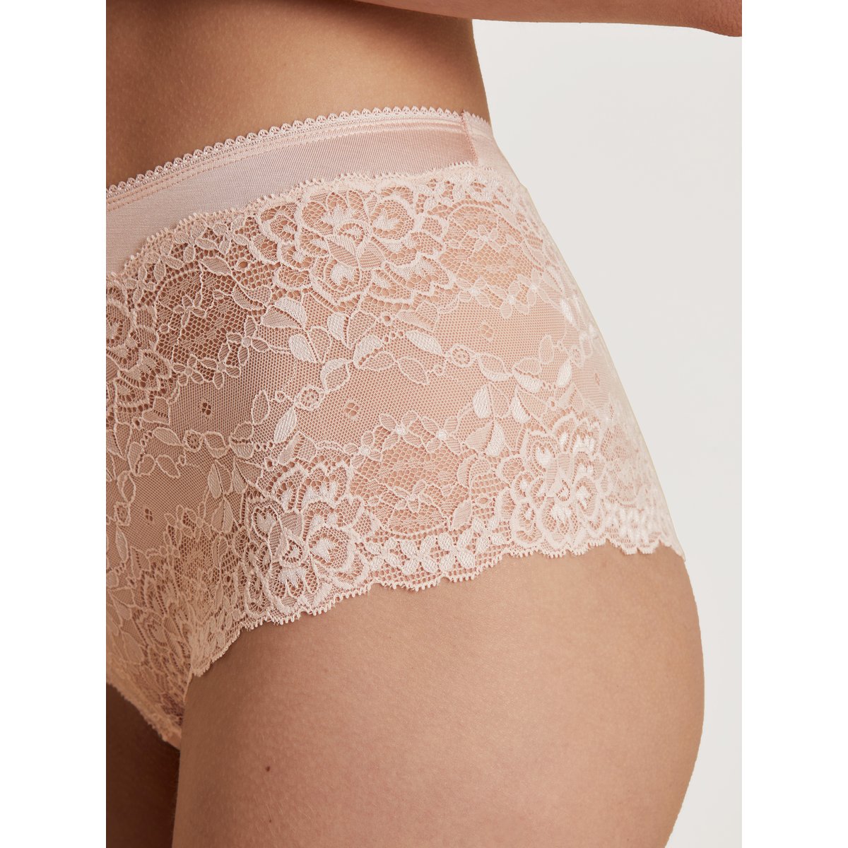 Panty taille haute Polyamide SENSUAL SECRETS dentelle parfait rose, CALIDA