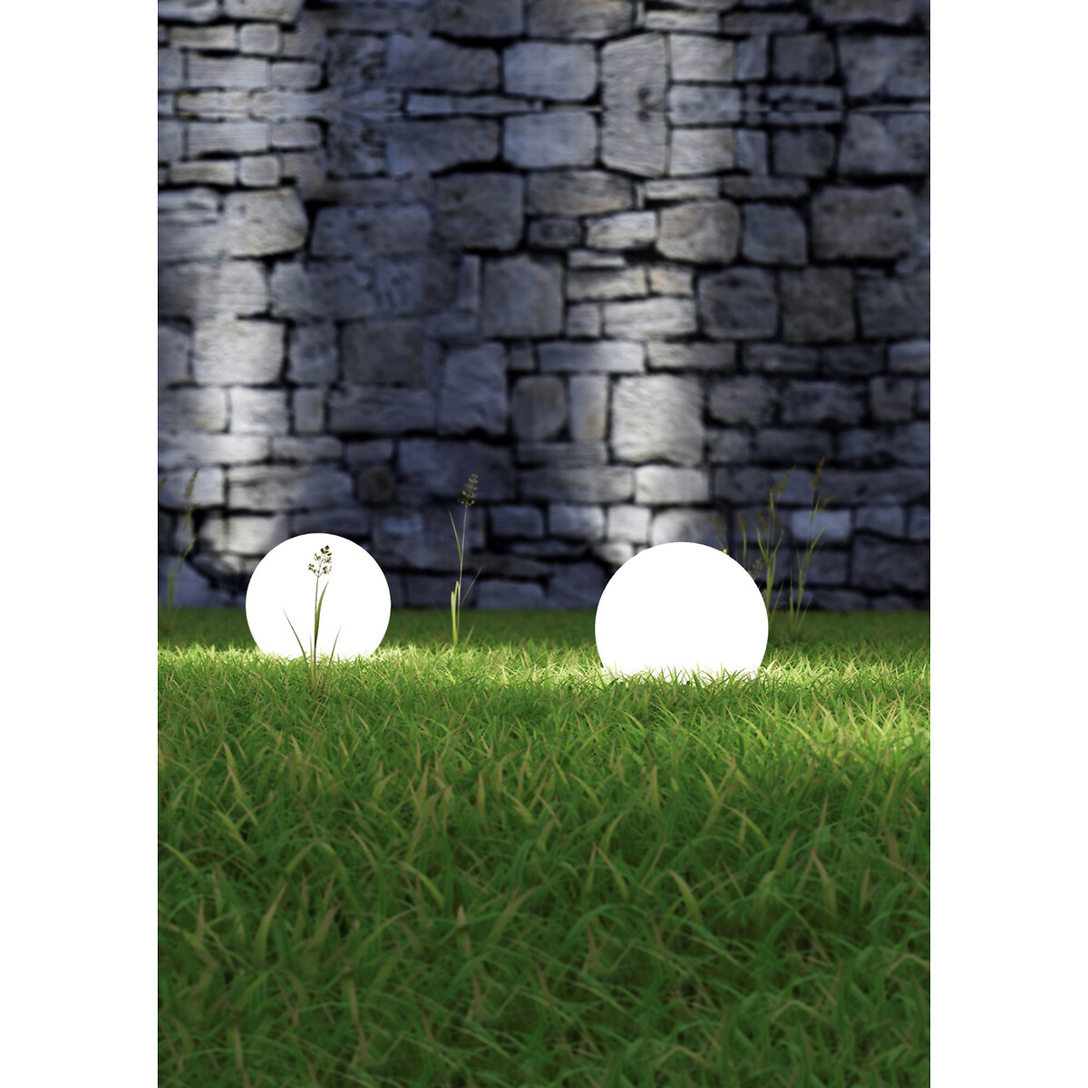 Candeeiro de exterior Bolo, TRIO Lighting branco/preto, TRIO LIGHTING