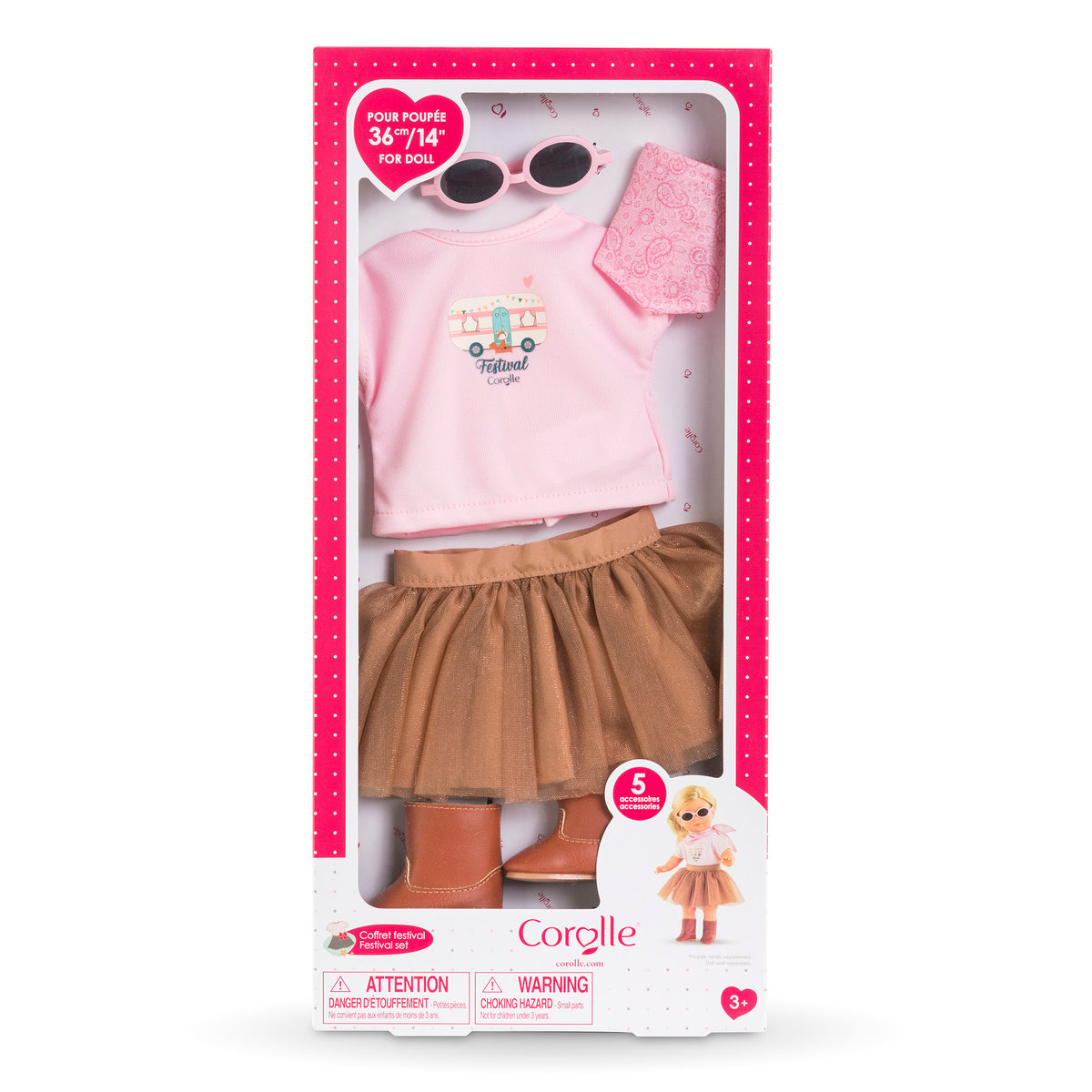 Coffret Festival pour poupée ma Corolle couleur unique, COROLLE