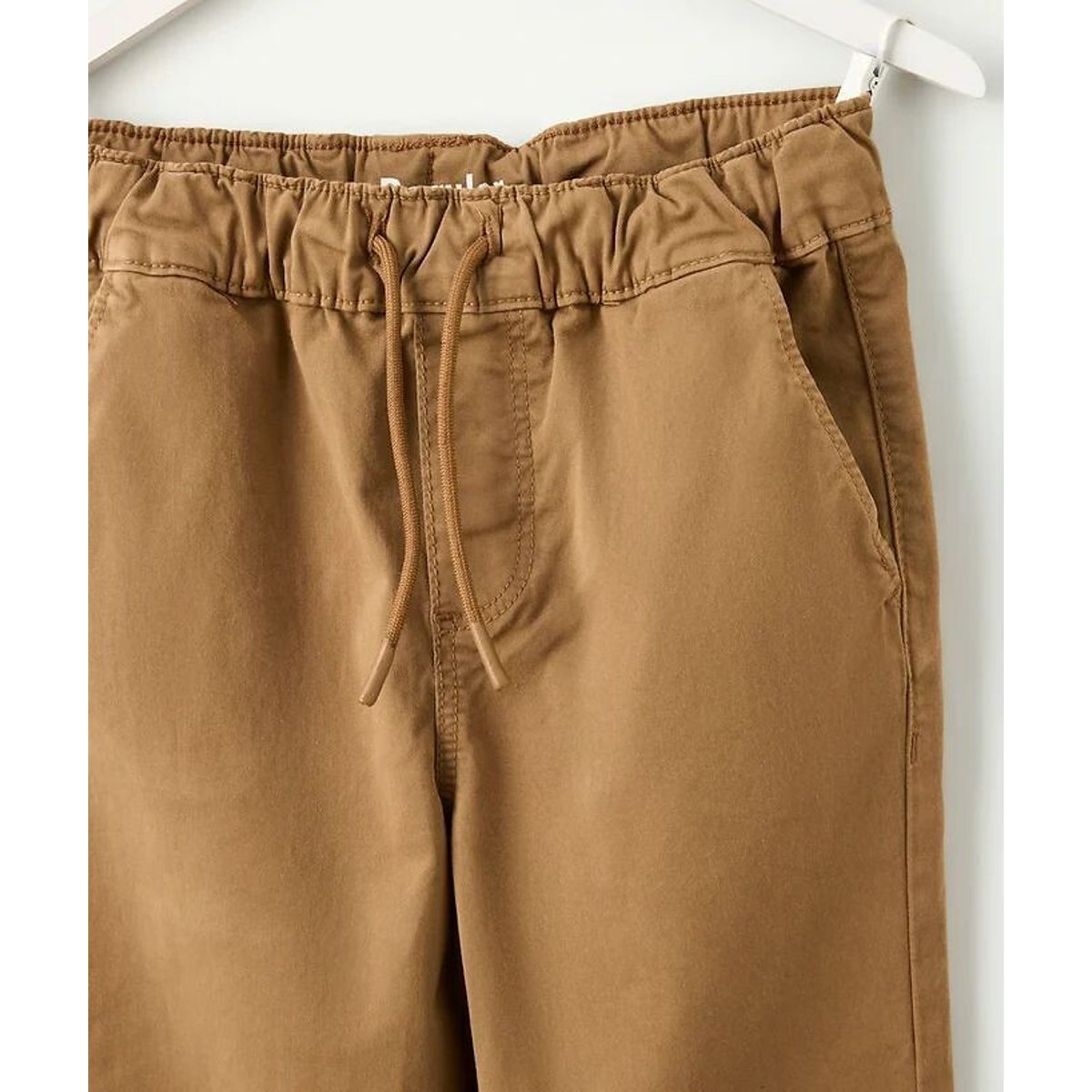 Pantalon droit en sergé camel, TAPE A L'OEIL