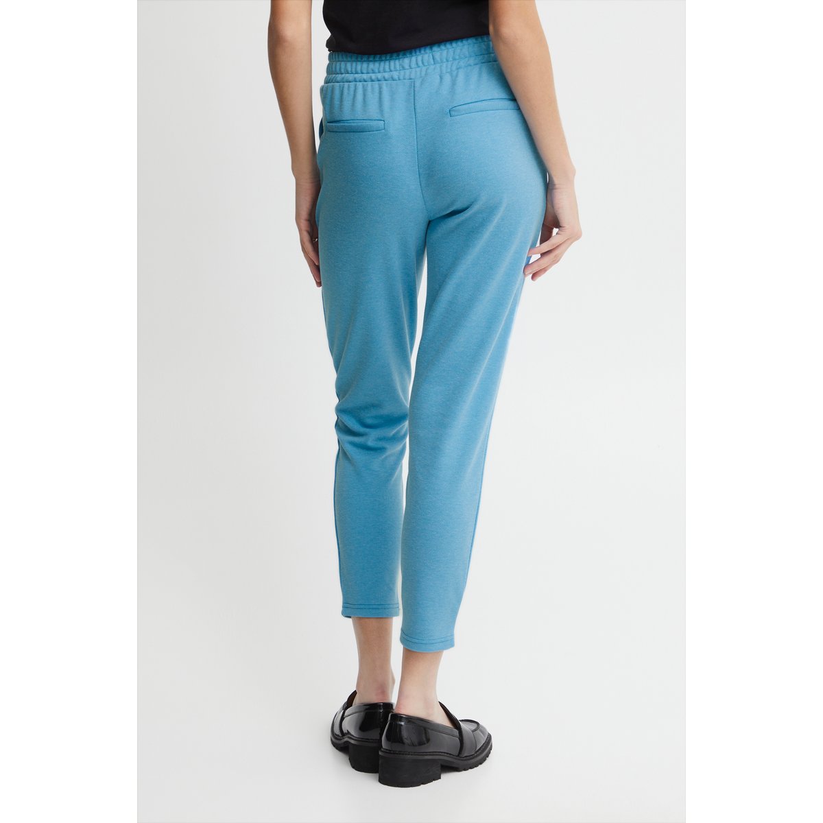 Pantalon fuselée, longueur cheville, taille élastiquée blithe, ICHI