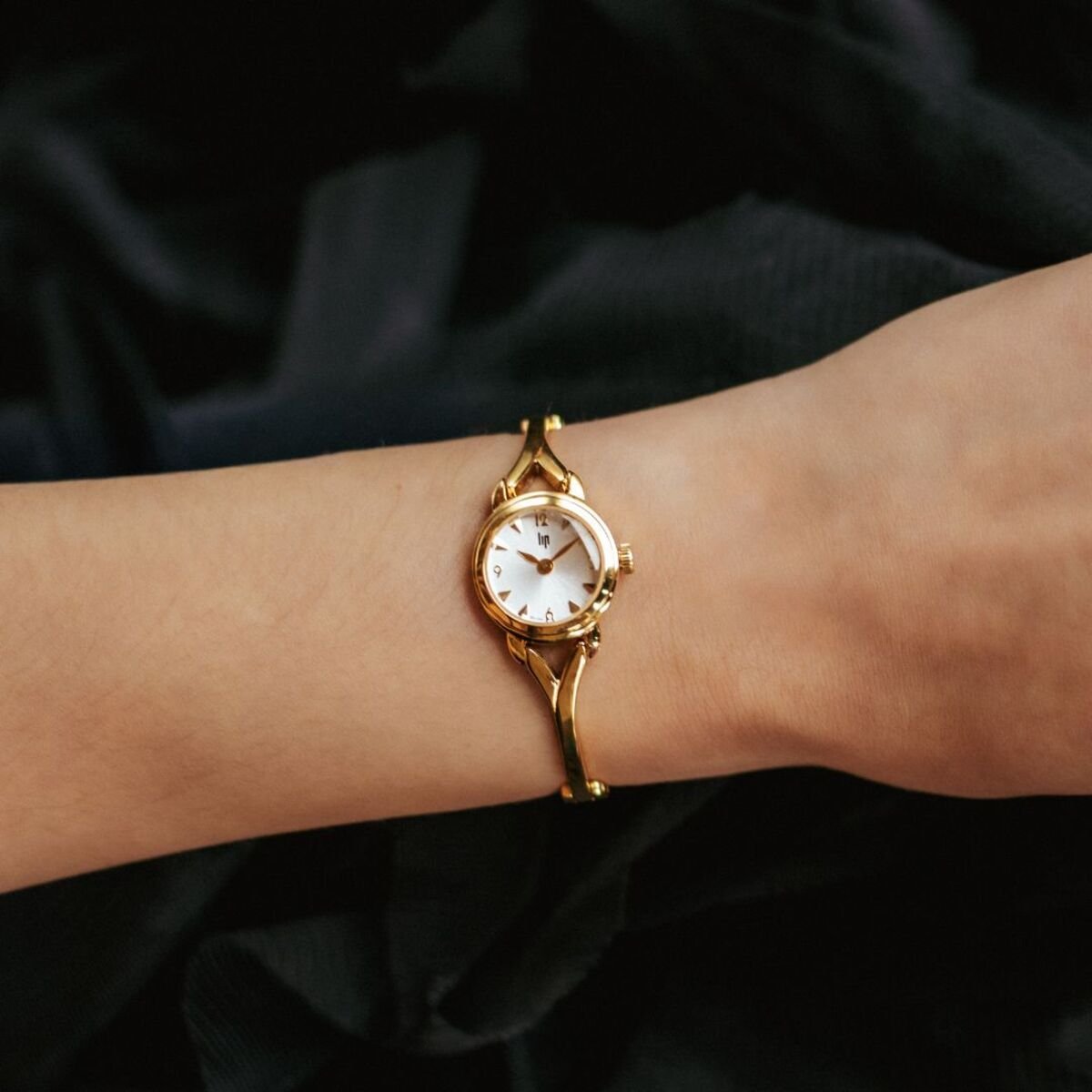 Montre Analogique HENRIETTE doré argenté doré, LIP