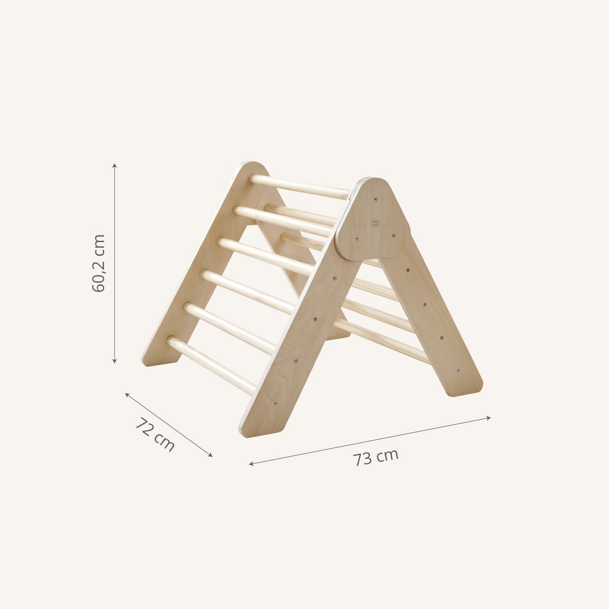 Triangle d’escalade Montessori beige, PETITE AMELIE