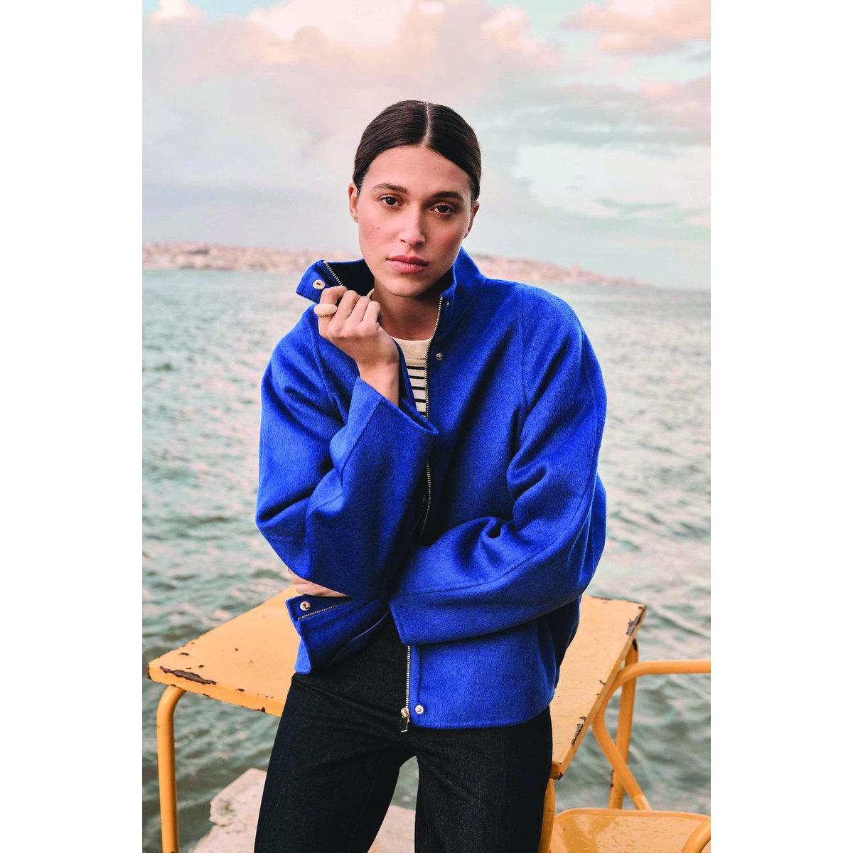 Blouson FELICITY bleu roi, Maison 123