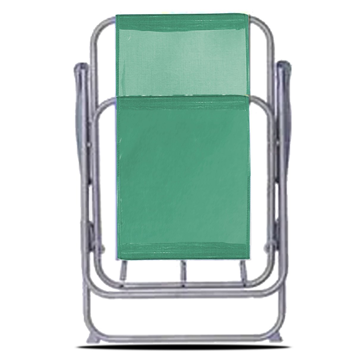 Chaise de plage pliable kaki 52x43x74cm vert, SUNNYDAYS