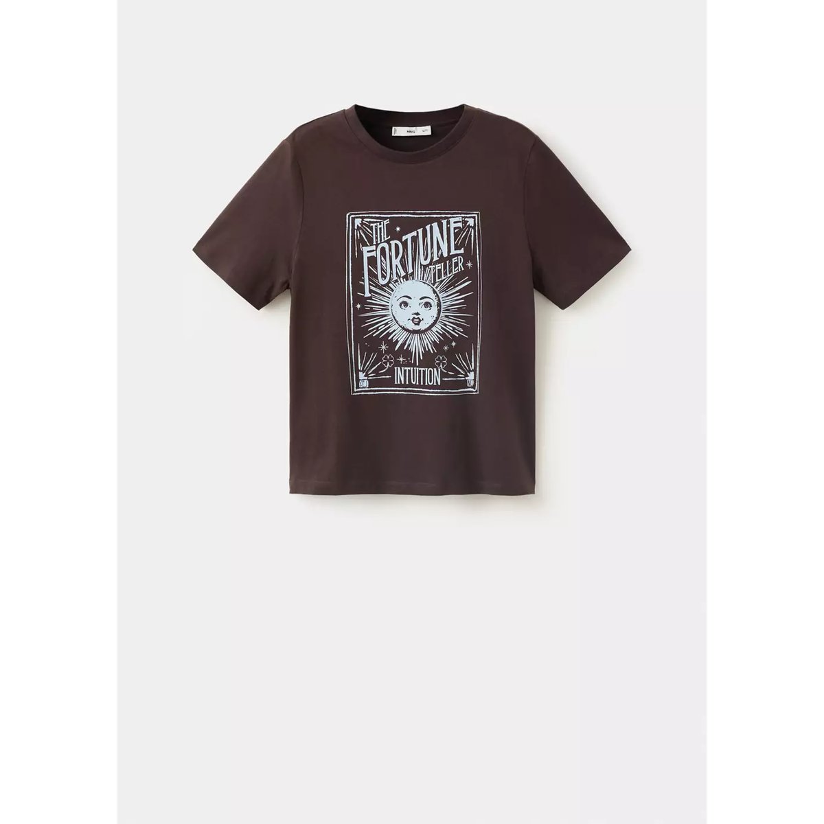 T-shirt en coton imprimé chocolat, MANGO