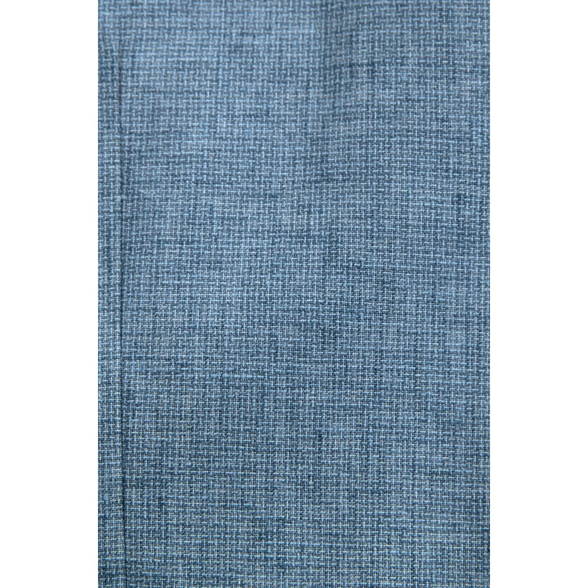 Gilet de costume en lin texturé bleu, NEXT