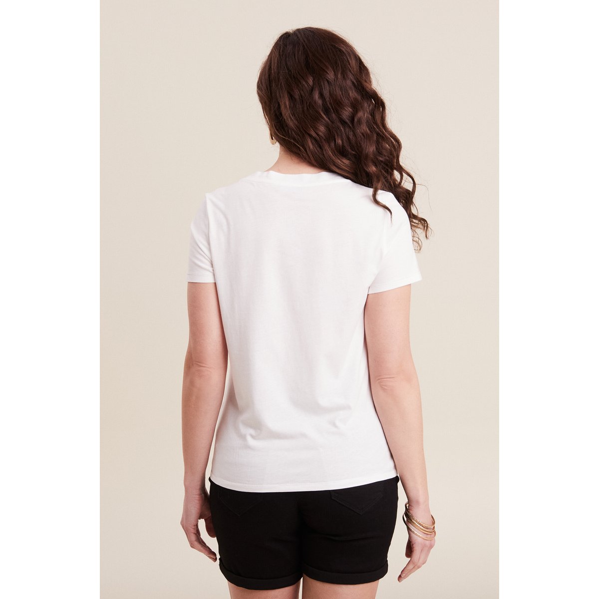 T-shirt manches courtes ecru, BREAL