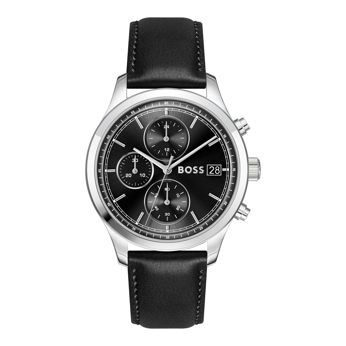 Montre Analogique  STRATUS argenté noir noir, BOSS