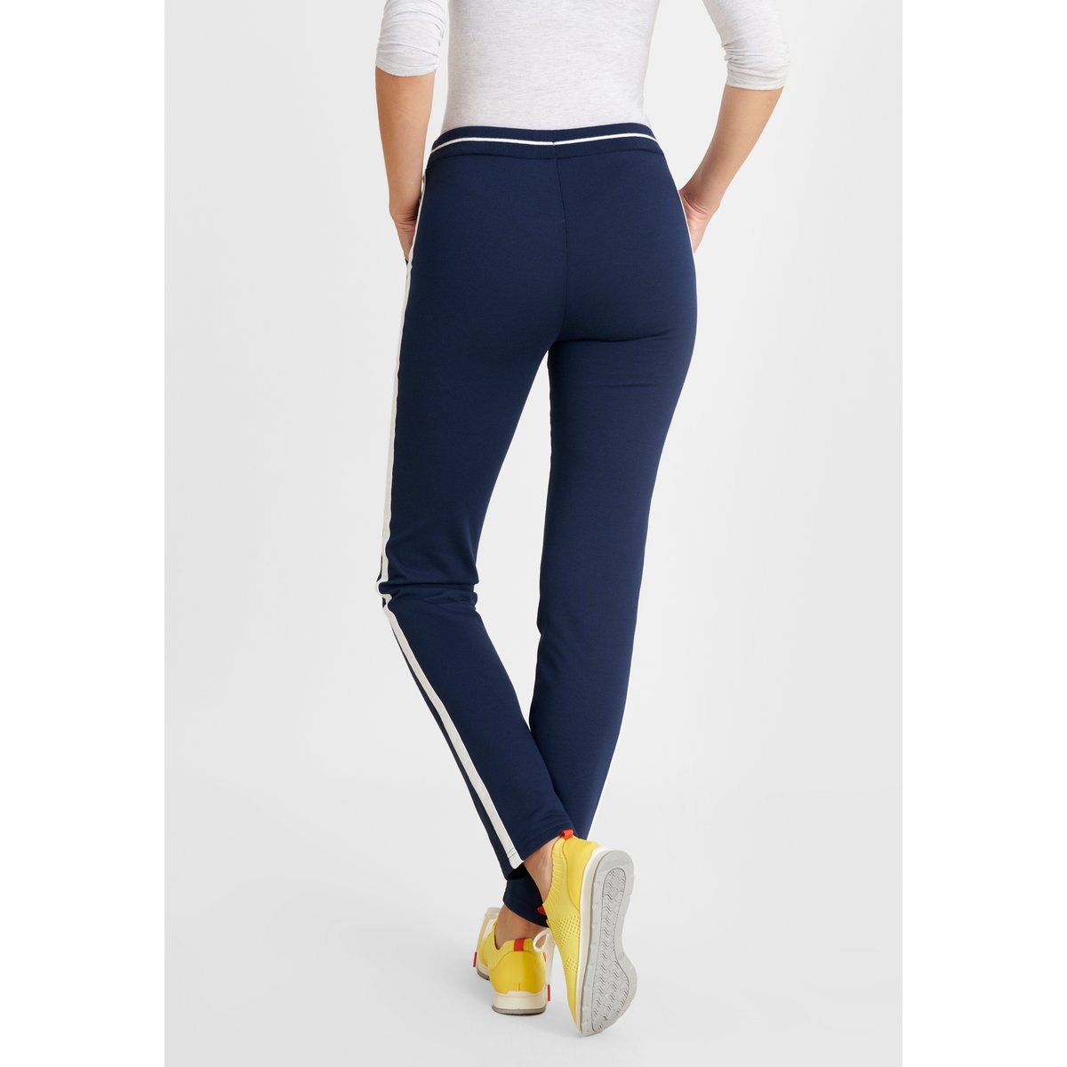 Pantalon détente molleton intérieur bouclette bleu marine, DAMART