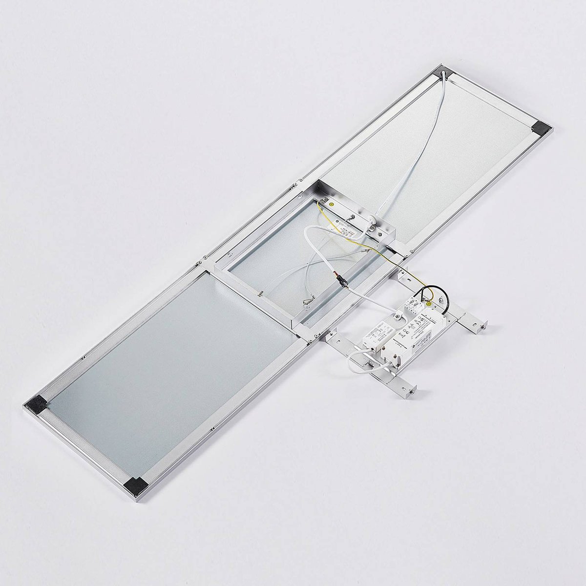 Panneau en aluminiumLED, Lysander argent, blanc, ARCCHIO