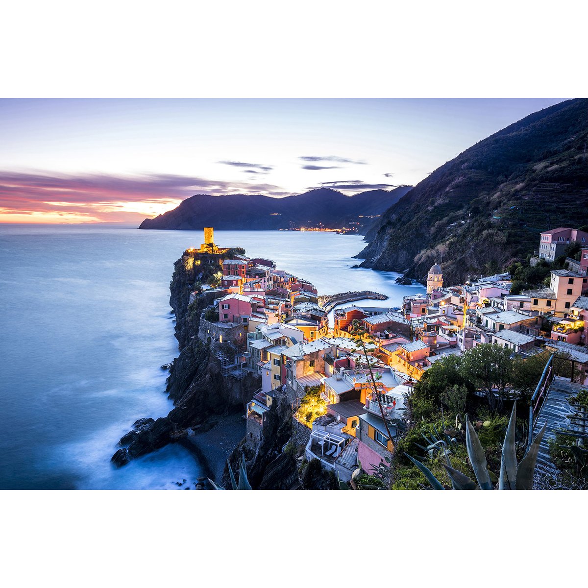 Tableau vernazza italie tableau alu dibond, HEXOA