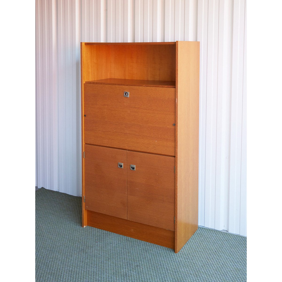 Secrétaire vintage en bois Honoré N°233 - Bon état bois clair, DEBONGOUT